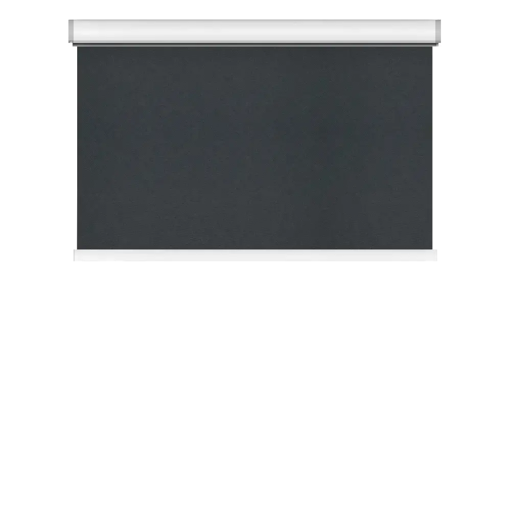 Electric roller blind in a cassette - Blackout Graphite