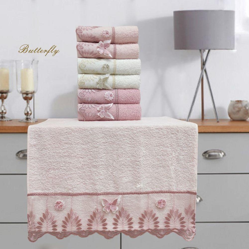 Set of 6 towels - BUTTERFLY