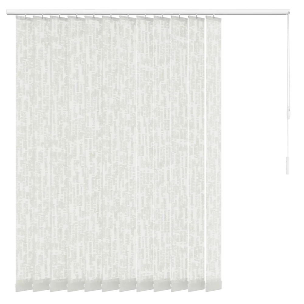Vertical Blind - Written Parchment
