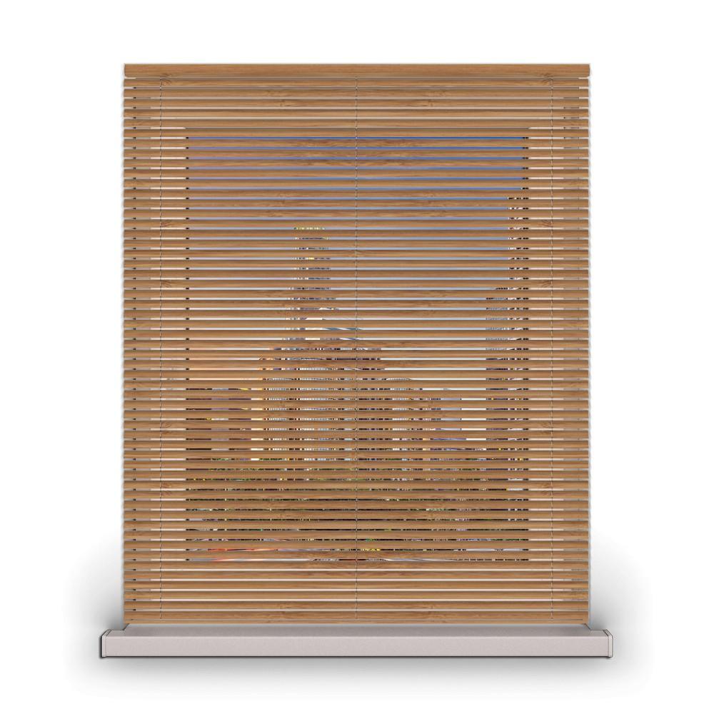 Wooden blind 25mm "Bamboo natural" dimensions: 1029mm/495mm
