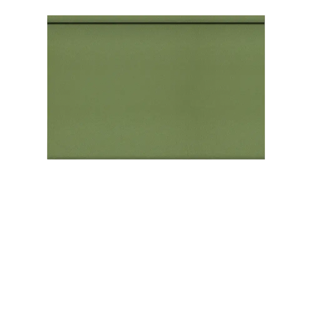 Wireless electric roller blind - Blackout Green