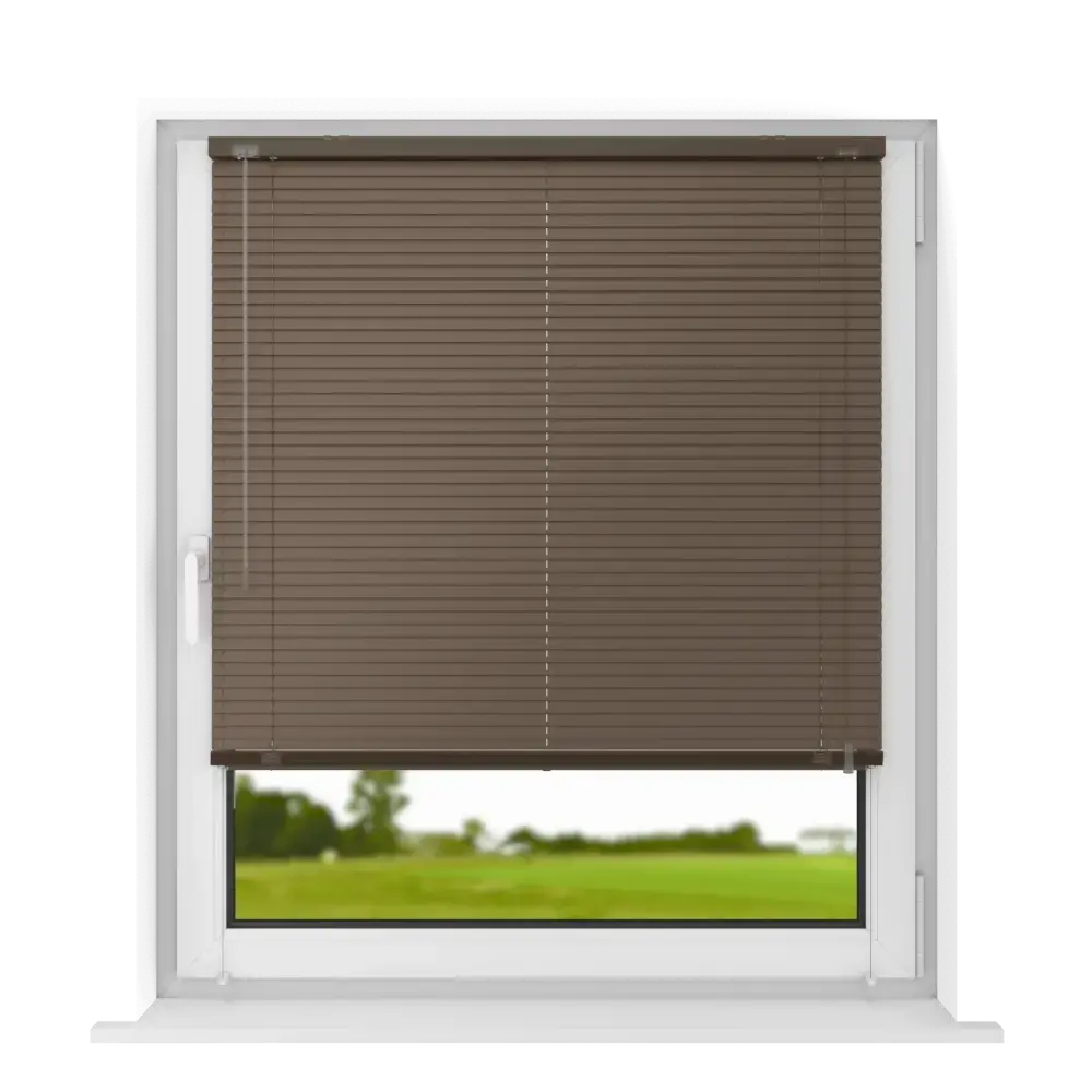 Aluminum blinds 25MM - Brown