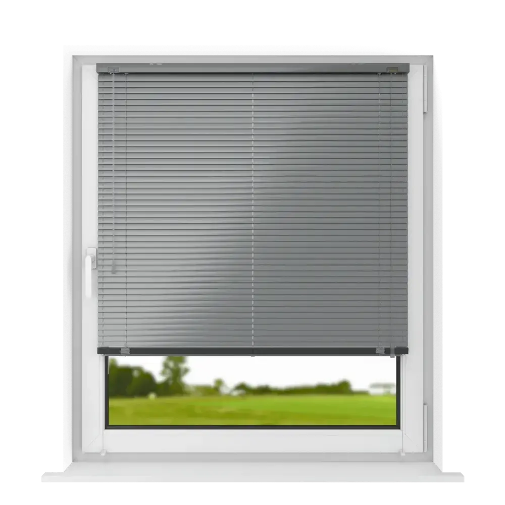 Aluminum blinds 25MM - Metallic graphite