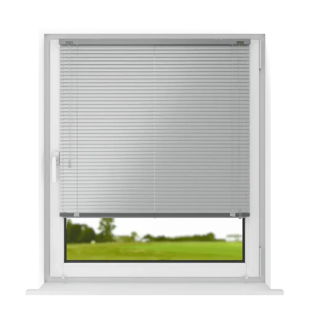 Aluminum blinds 25MM - Metallic silver