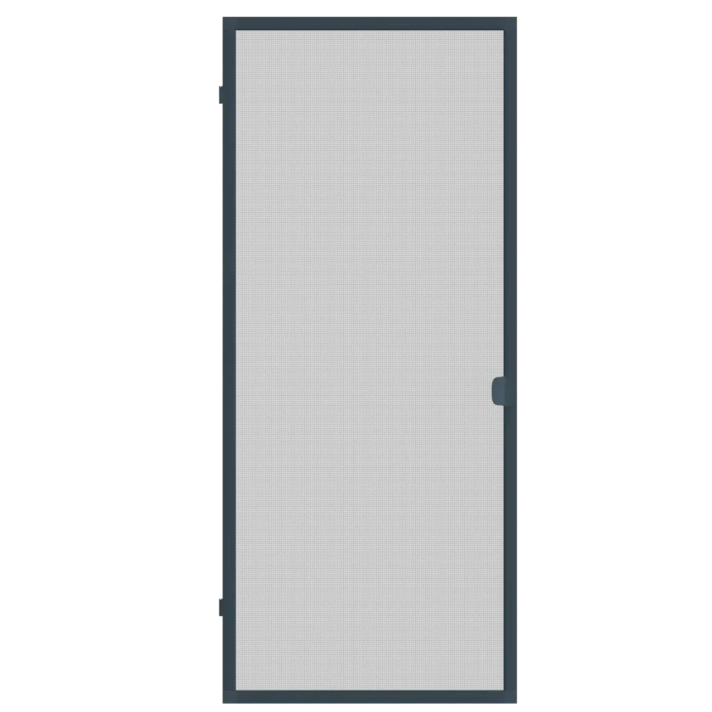 Graphite/Anthracite mosquito net for door with black net