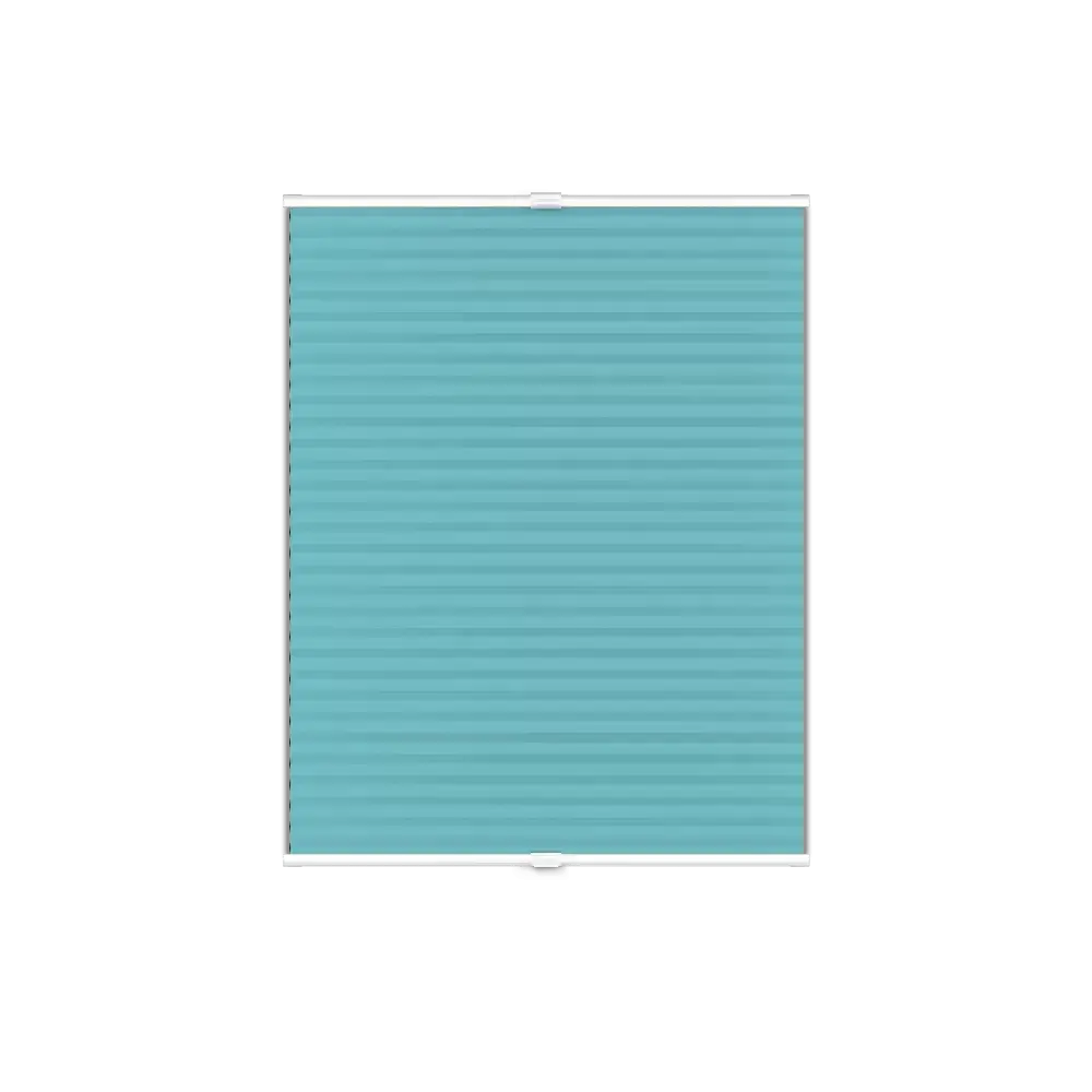 Pleated Blind Premium - Turquoise cliff
