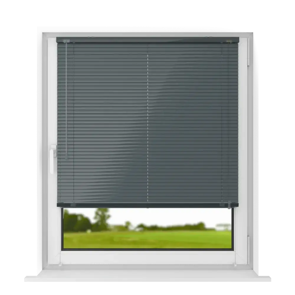 Aluminum blinds 25MM - mounted on the window frame - Anthracite