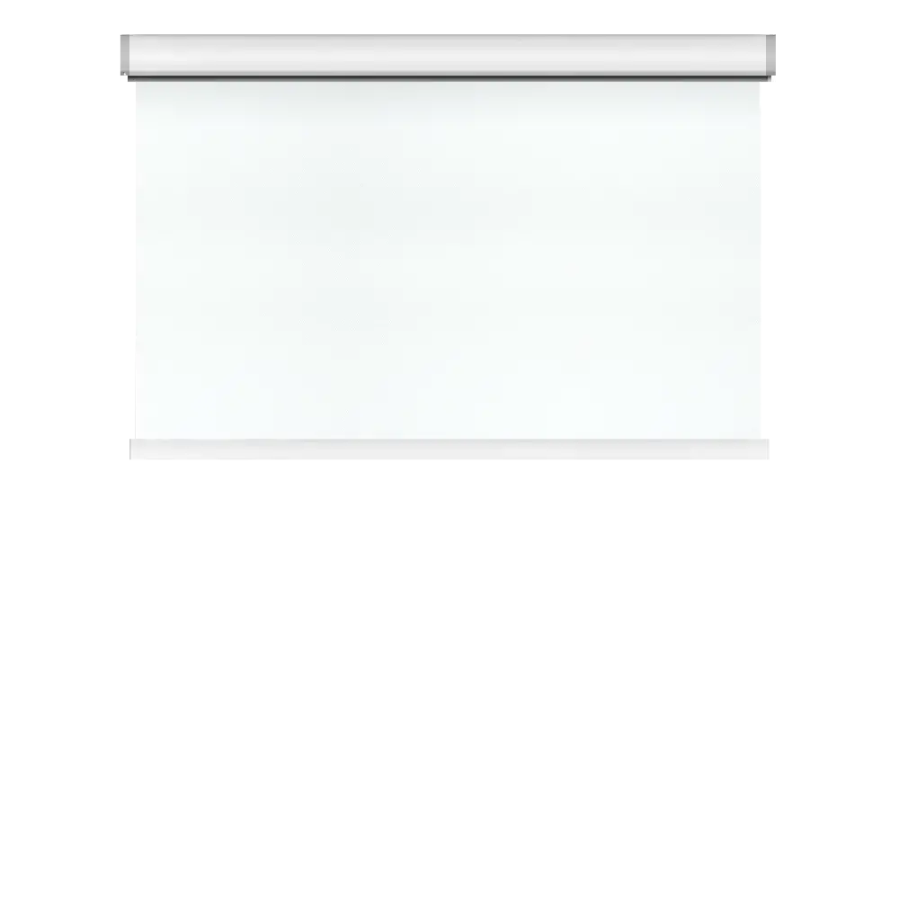 Electric roller blind in a cassette - Blackout White