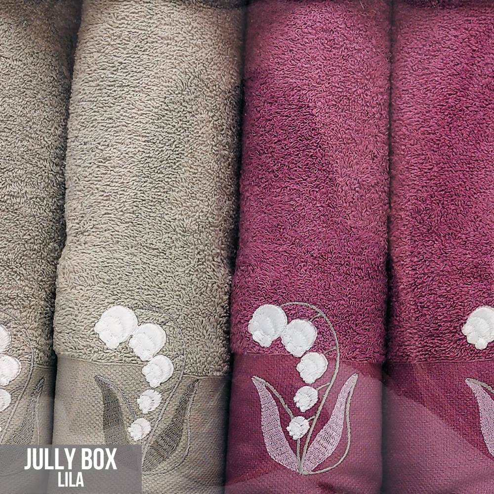 Set of 4 towels - JULLY BOX LILA
