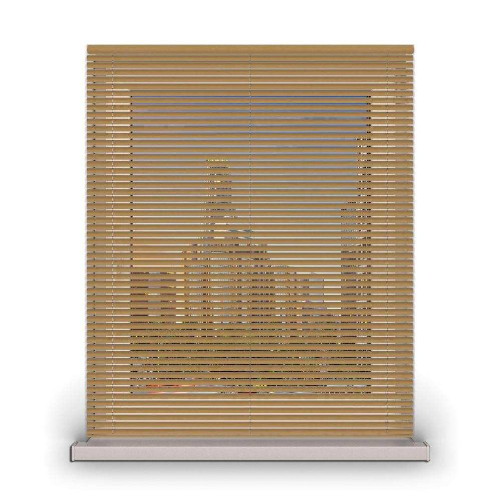 Wooden blind 25 mm "Brown" dimensions: 375mm/1240mm