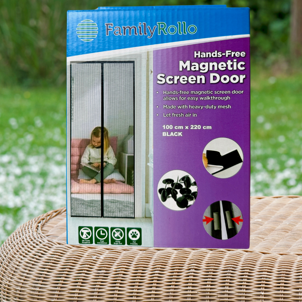 Magnetic mosquito net for door