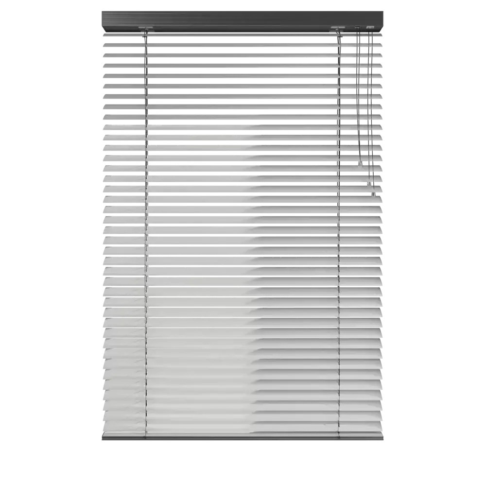 Aluminum blind 50mm "White" dimensions: 380mm/1220mm