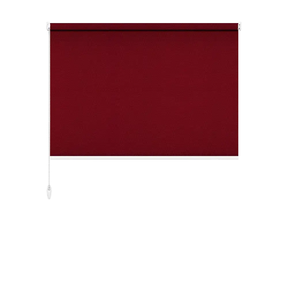 Roller Blinds in a recess - Red Cherry