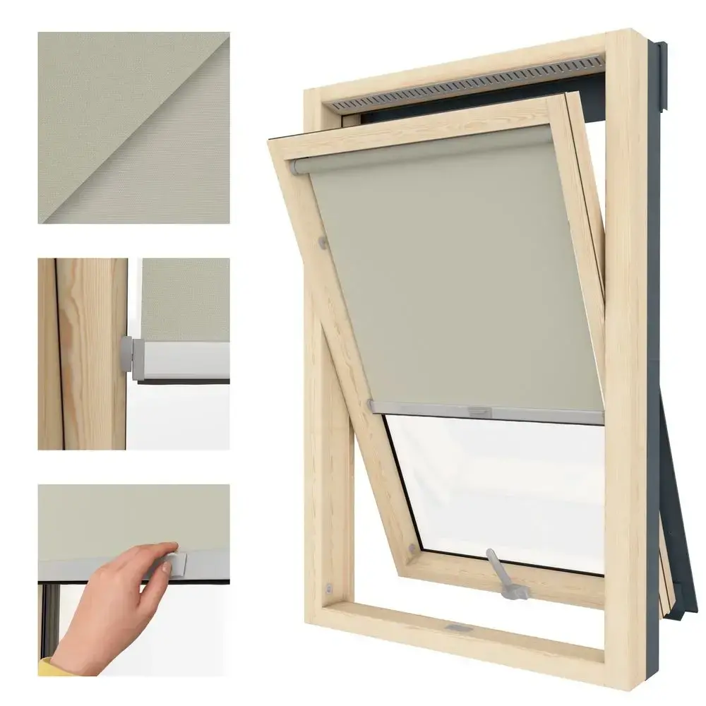 Skylight Blind - Blackout Beige